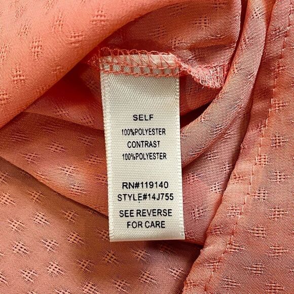 Double Zero Floral Pink Lace Boho Blouse Small - Picture 10 of 11